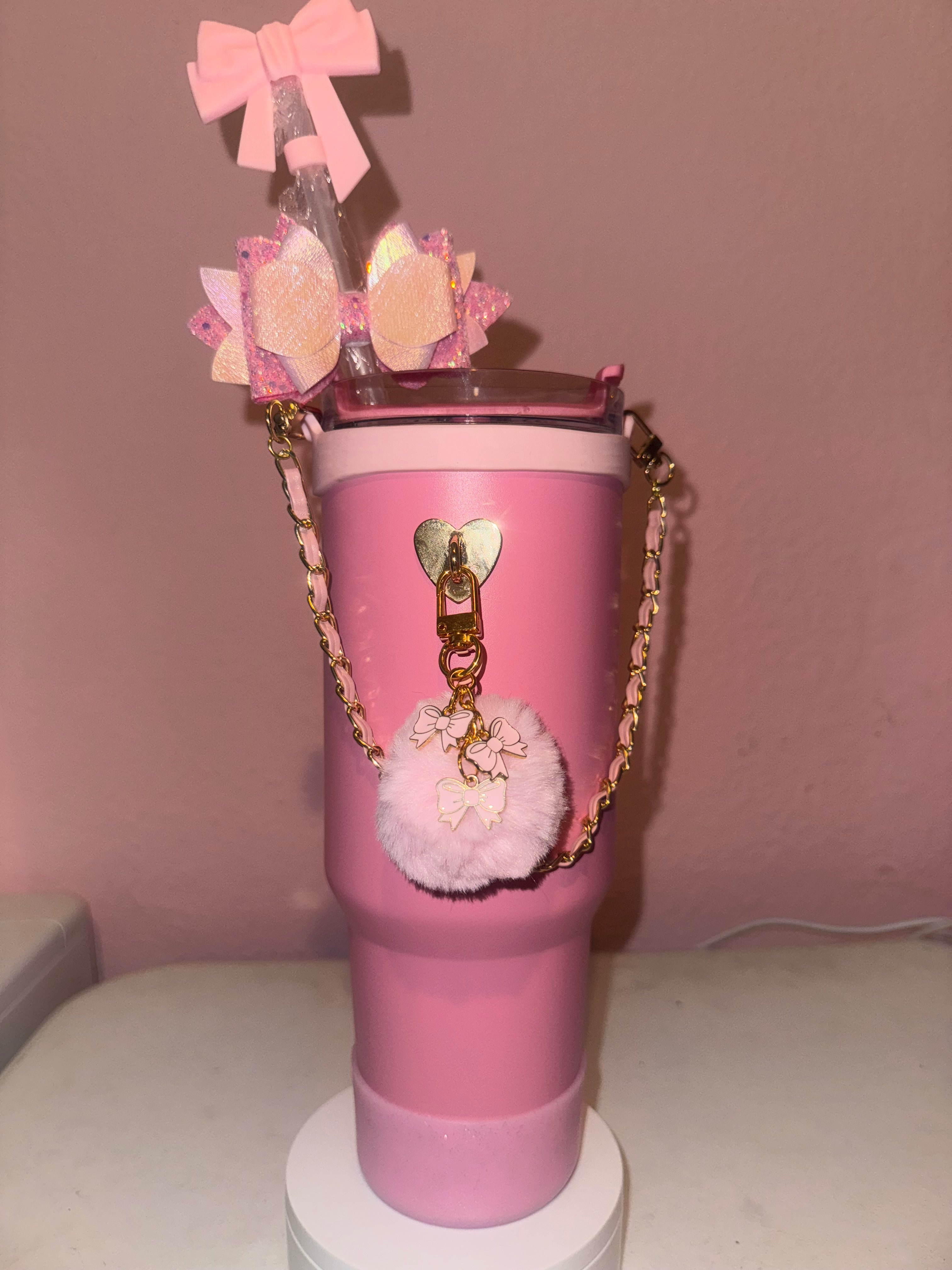 40 oz Tumbler with accessories (Can be personalized & customized)