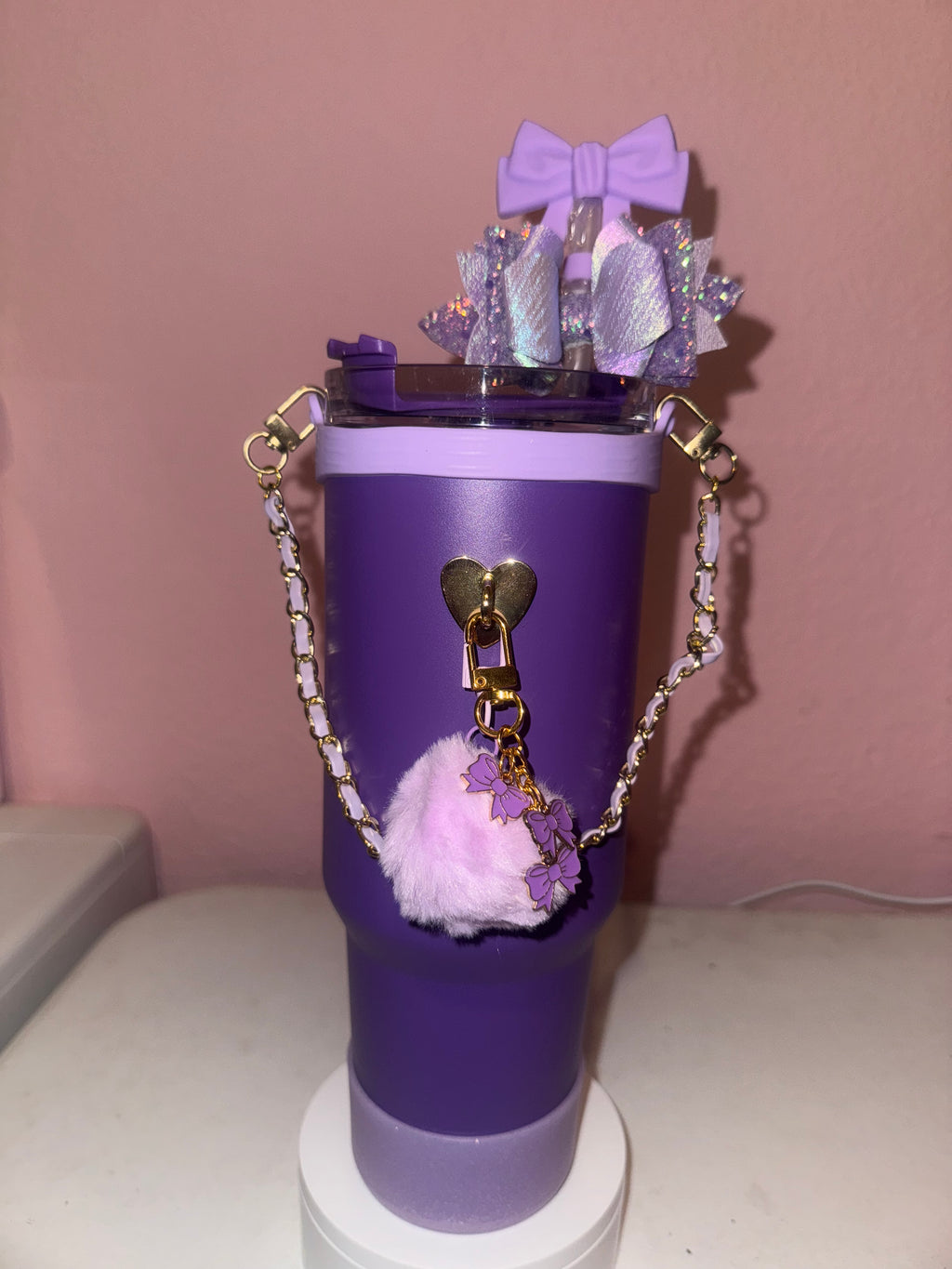 40 oz Tumbler with accessories (Can be personalized & customized)