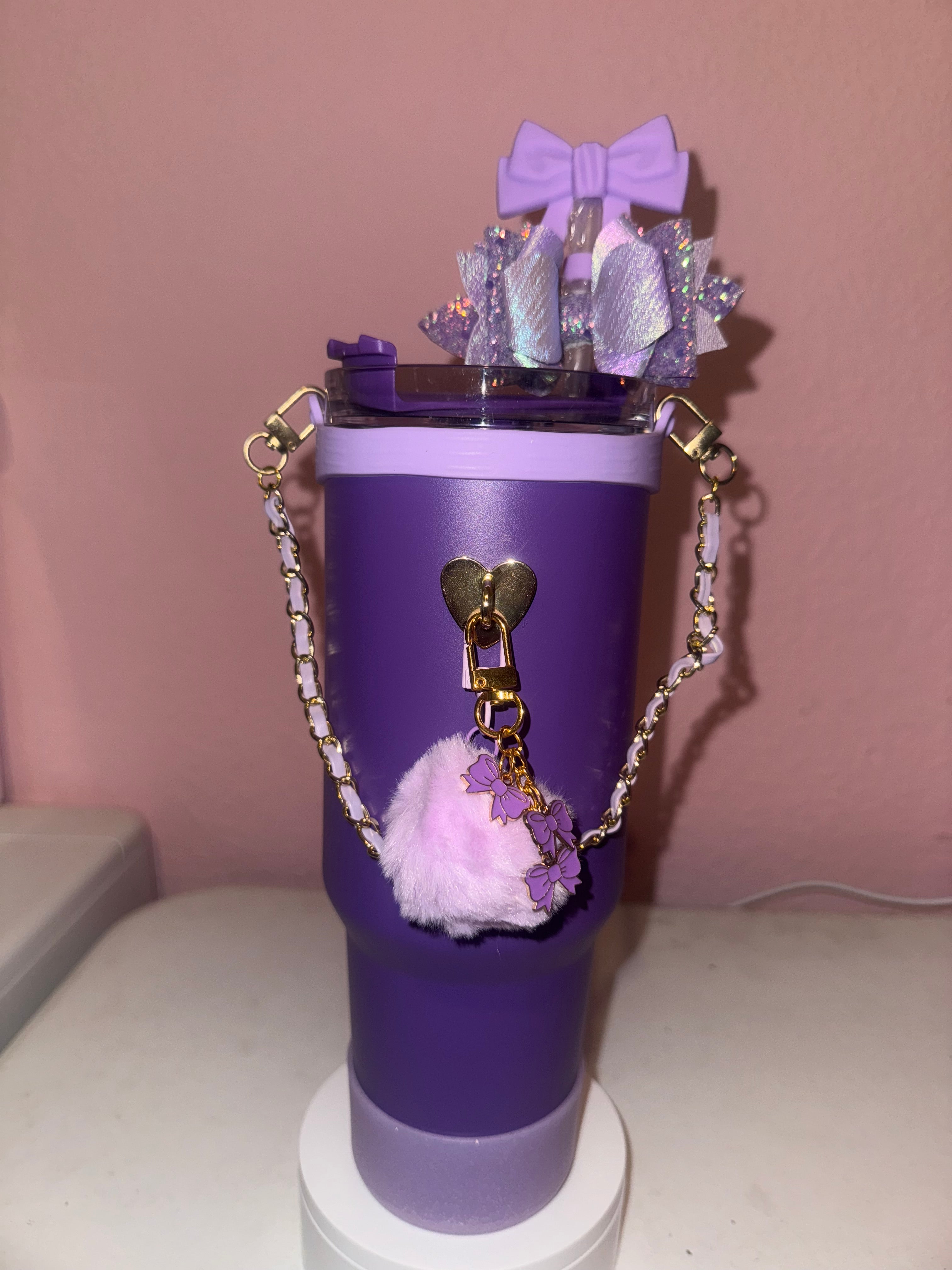 40 oz Tumbler with accessories (Can be personalized & customized)