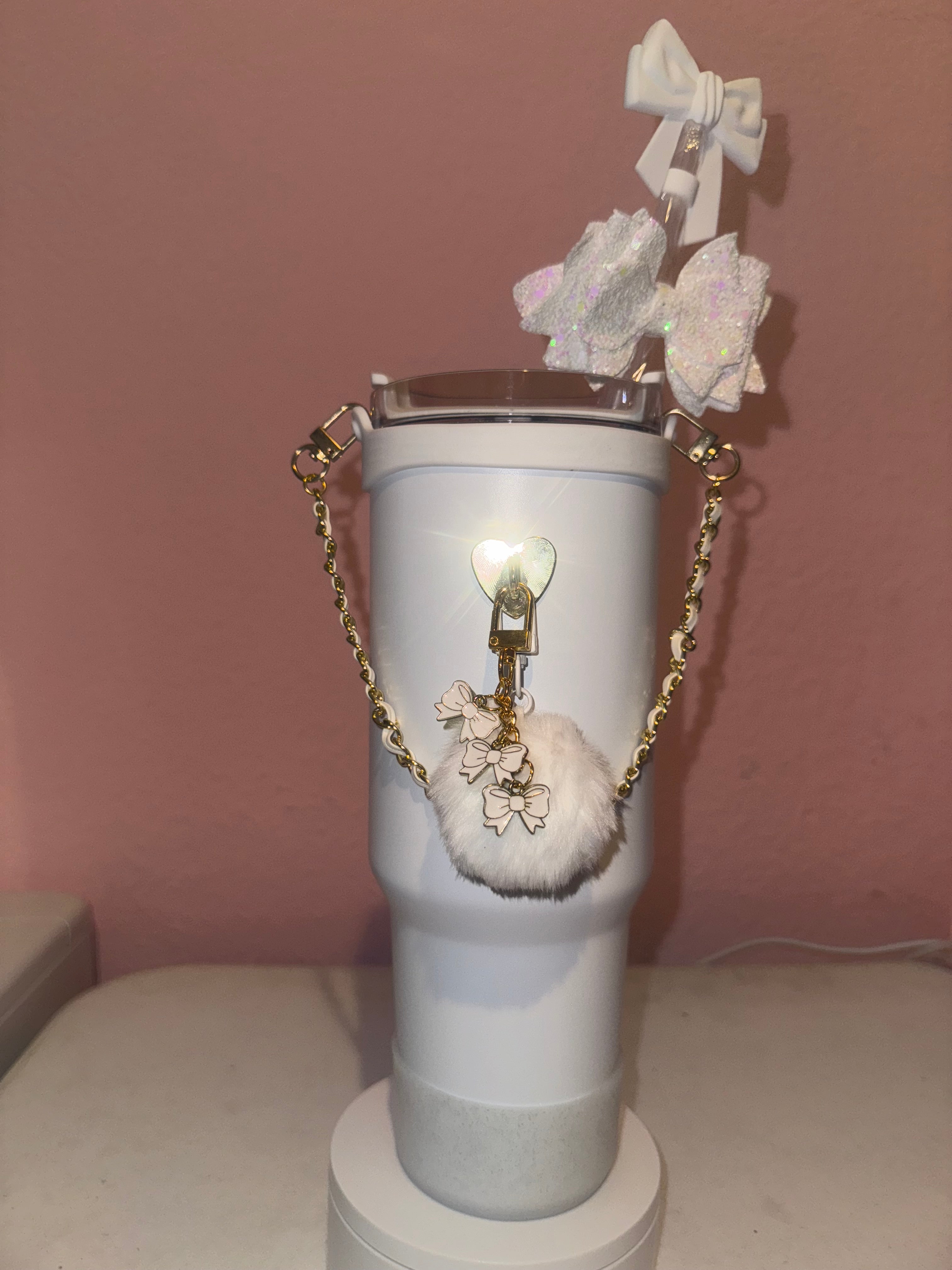 40 oz Tumbler with accessories (Can be personalized & customized)