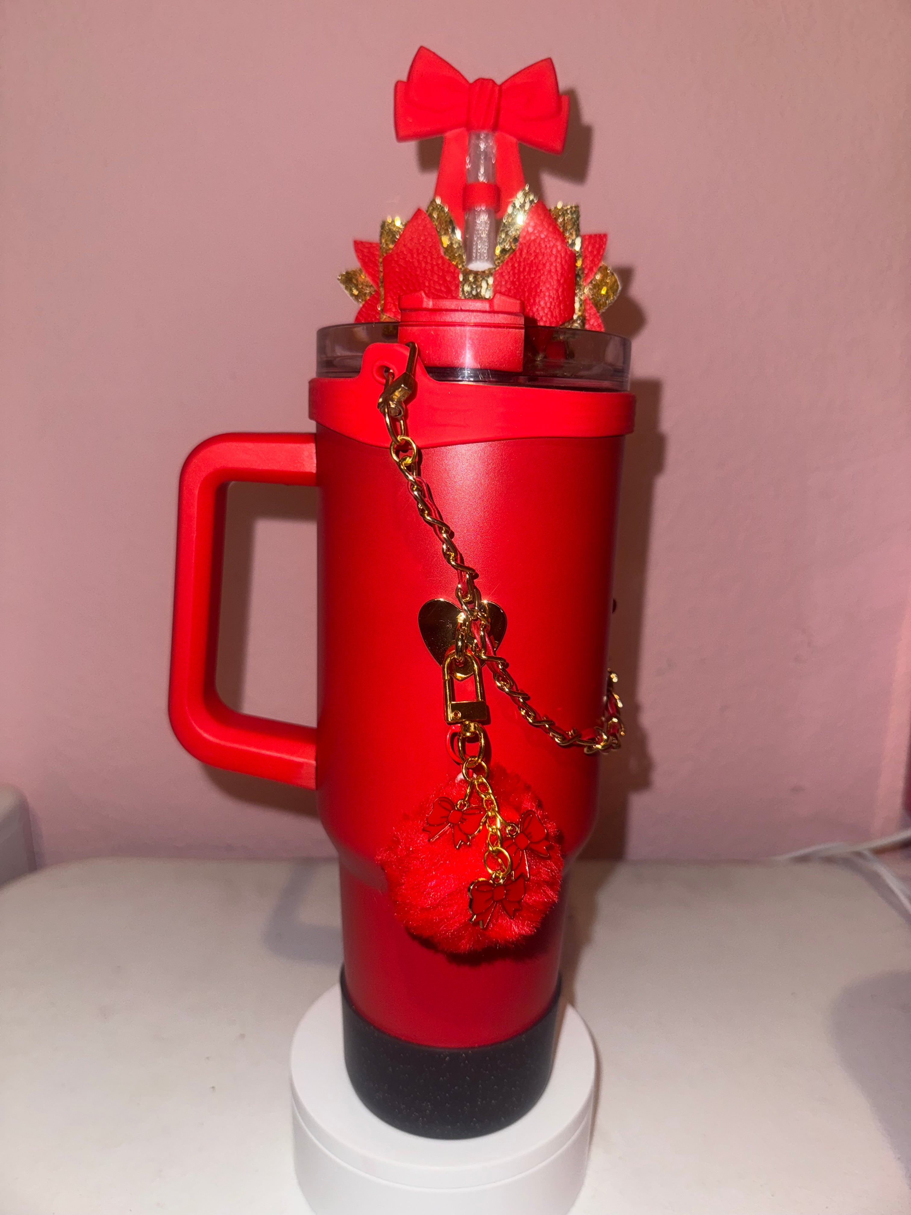 40 oz Tumbler with accessories (Can be personalized & customized)