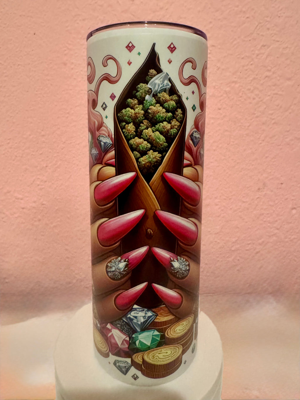 Dope Fuchsia Nails