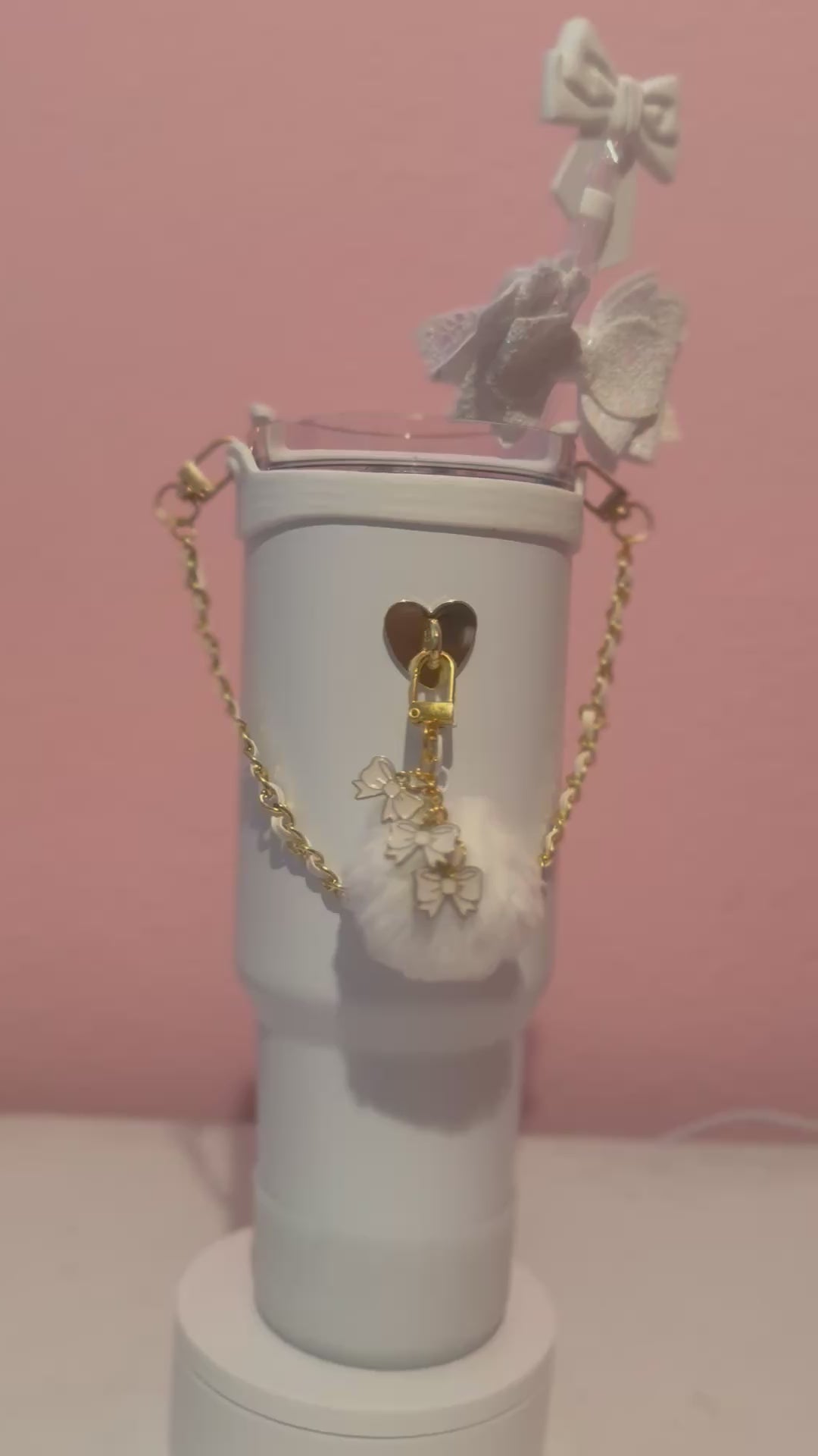 40 oz Tumbler with accessories (Can be personalized & customized)