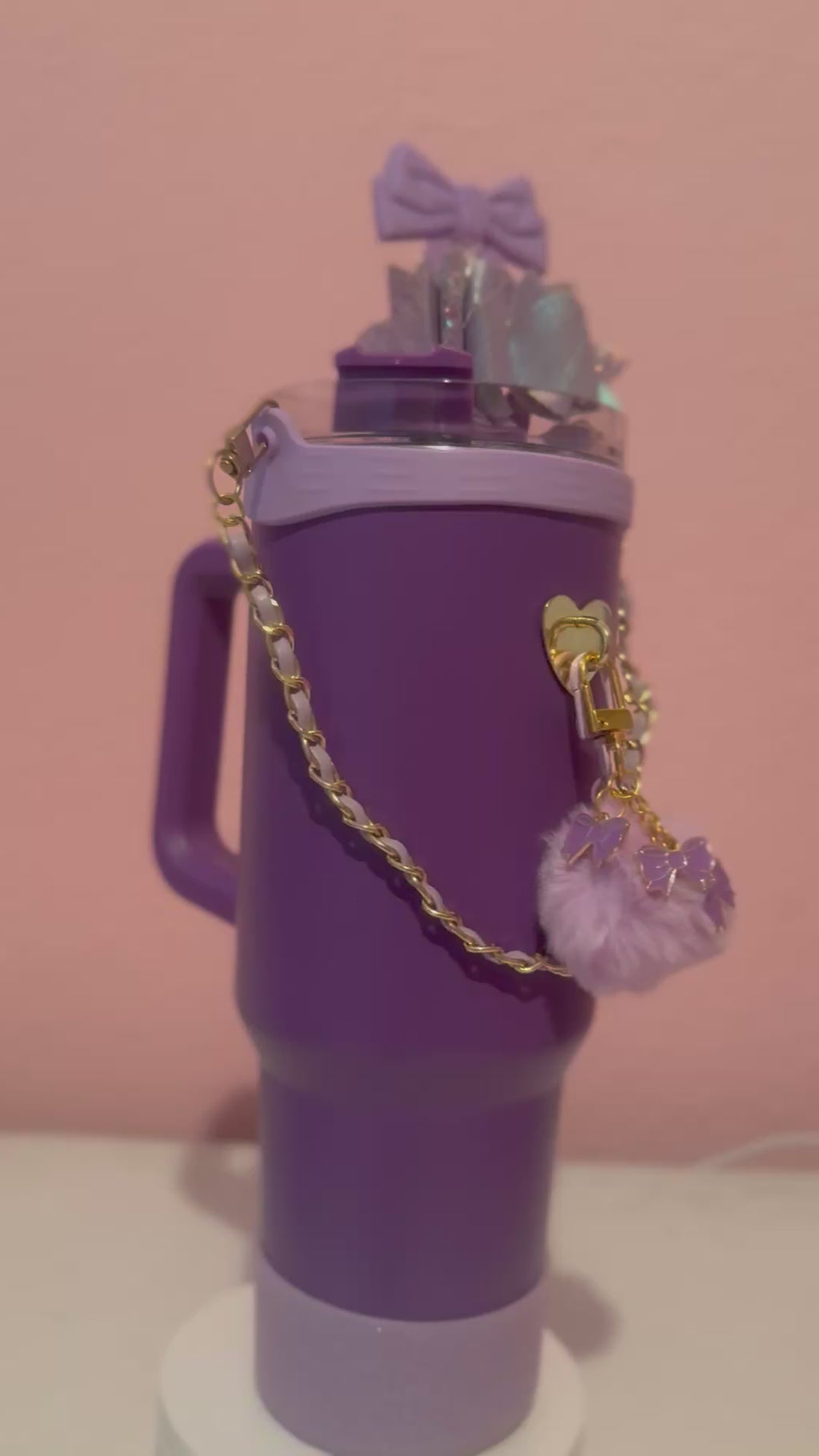 40 oz Tumbler with accessories (Can be personalized & customized)