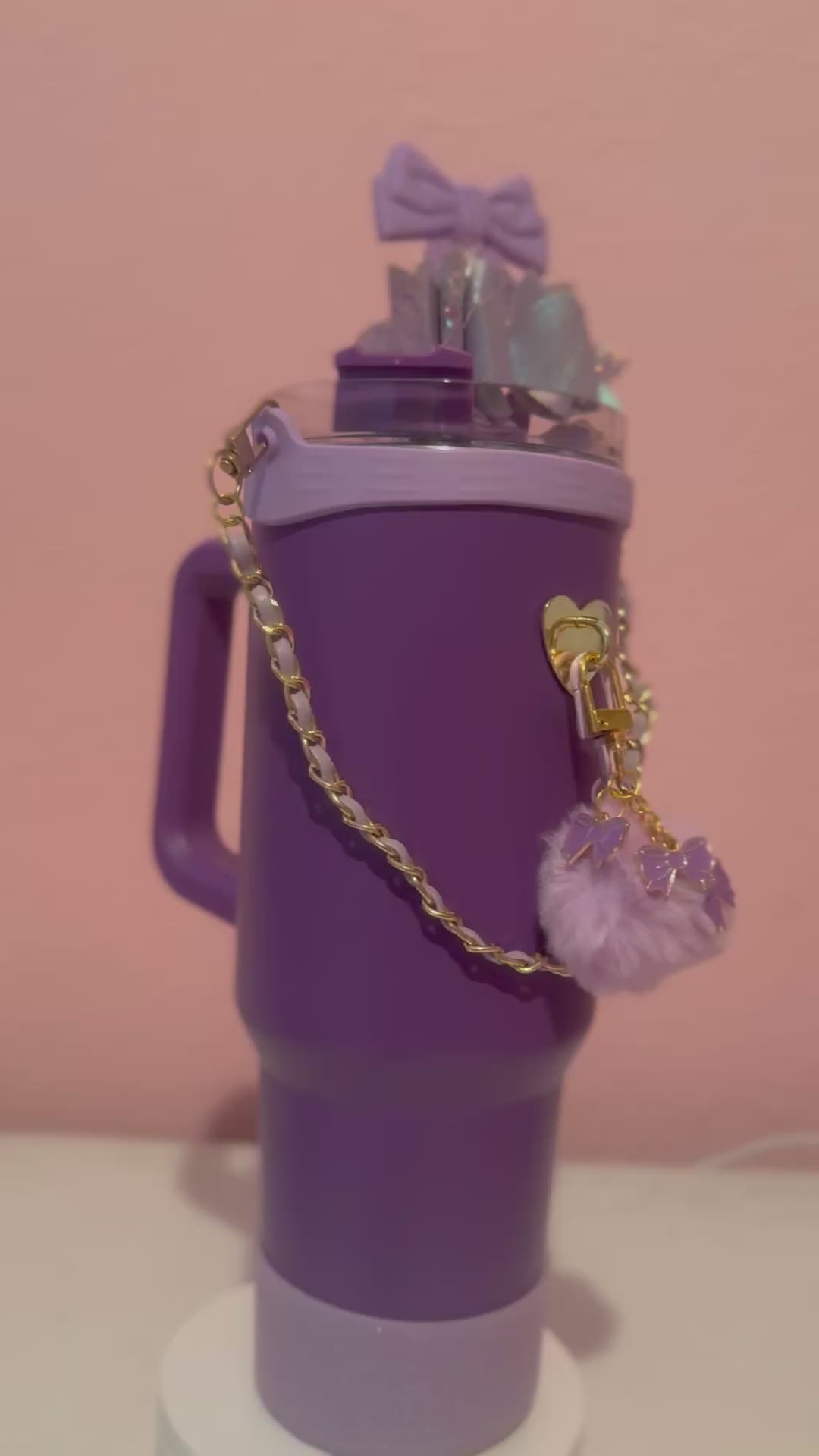 40 oz Tumbler with accessories (Can be personalized & customized)